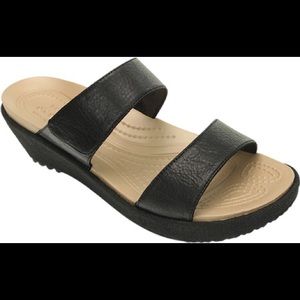 Women’s A-leigh 2-strap Mini Wedge